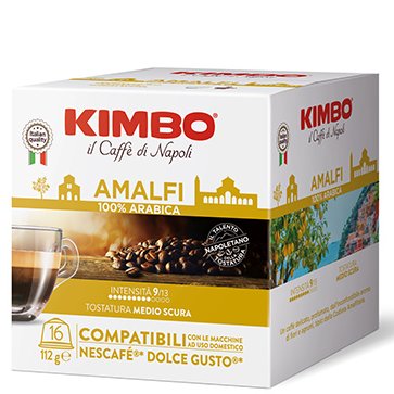 Кафе KIMBO AMALFI 100% ARABICA - капсули Dolce Gusto 16 бр.
