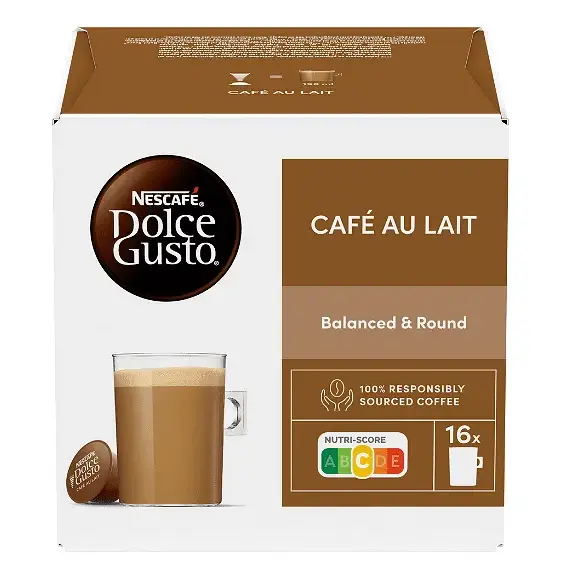 Кафе NESCAFÉ Café Au Lait - капсули Dolce Gusto Original 16 бр.
