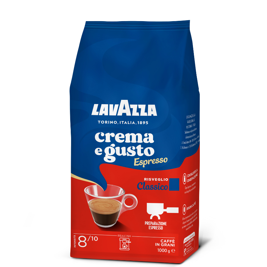 Lavazza Crema e Gusto Classico Coffee Beans 1 kg.