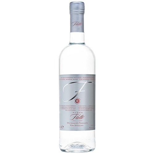 Lightly sparkling water Acqua Filette – glass bottle – 0.75 L.