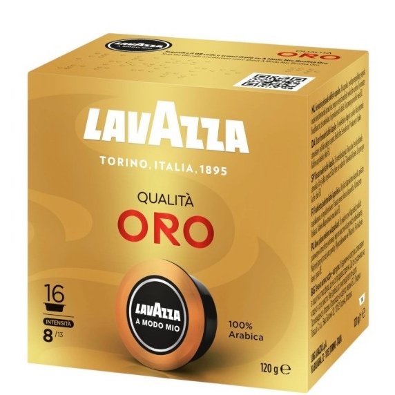 Lavazza Qualità Oro Coffee - A Modo Mio capsules, 16 pcs.