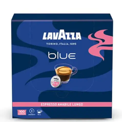 Lavazza Espresso Amabile Lungo Coffee - Lavazza Blue capsules, 100 pcs.