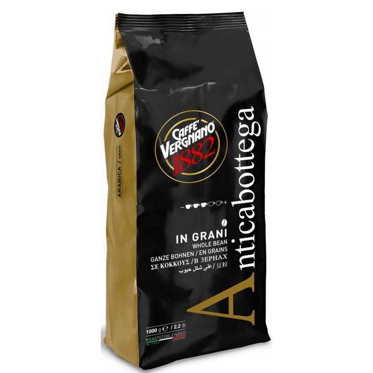 Кафе Vergnano 1882 Antica Bottega 100% Arabica - на зърна 1 кг