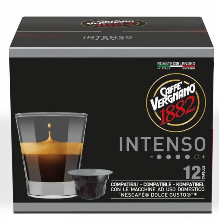 Кафе Vergnano 1882 Intenso - капсули Dolce Gusto 12 бр.
