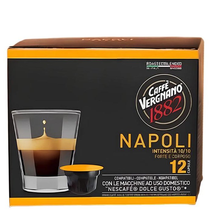 Кафе Vergnano 1882 Napoli - капсули Dolce Gusto 12 бр.