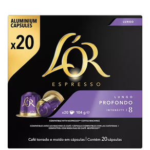 Кафе L'OR Espresso Lungo Profondo - капсули Nespresso 20 бр.