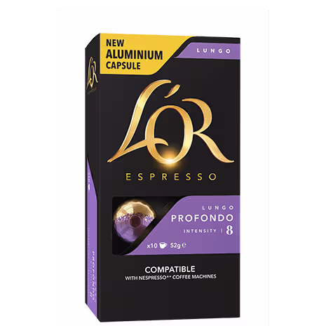 Кафе L'OR Espresso Lungo Profondo - капсули Nespresso 10 бр.