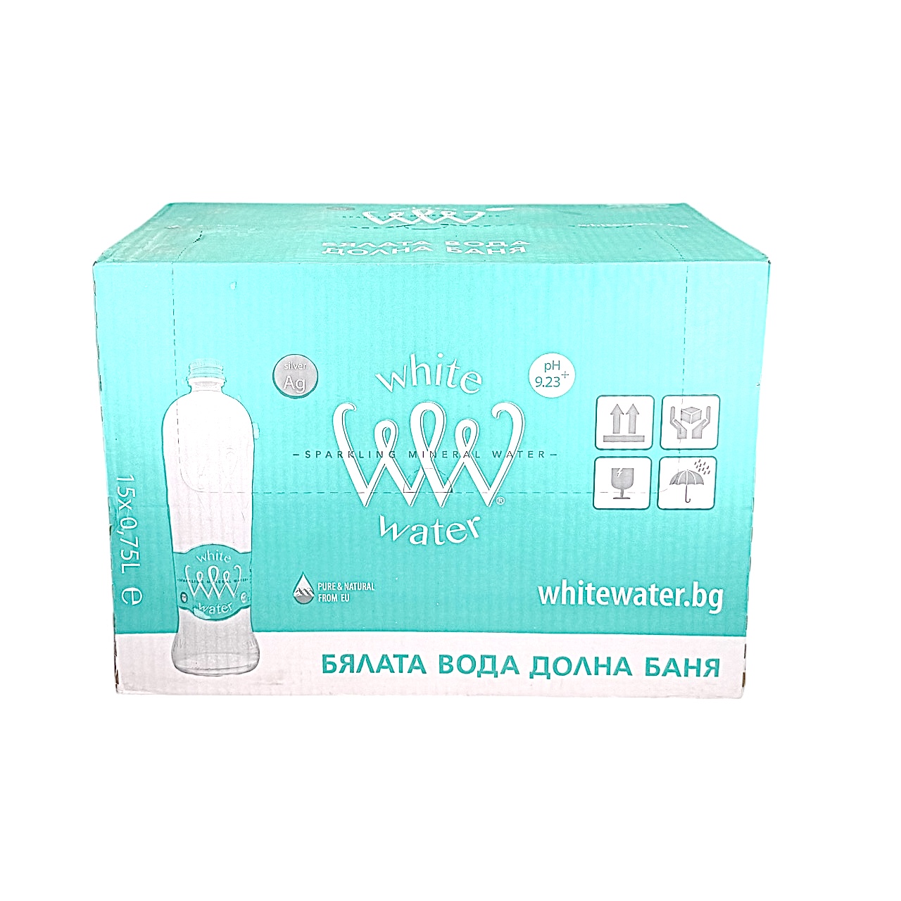 White water Sparkling water – glass bottle – 0.75l.