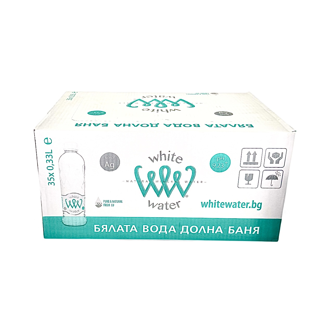 White water Sparkling water – glass bottle – 0.33l.