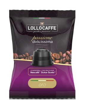 Lollo Coffee Passione Dolce Oro - Dolce Gusto Capsules 50 pcs.
