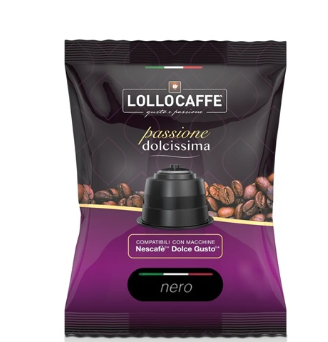 Кафе Lollo Passione Dolce Nero - капсули Dolce Gusto 50 бр.