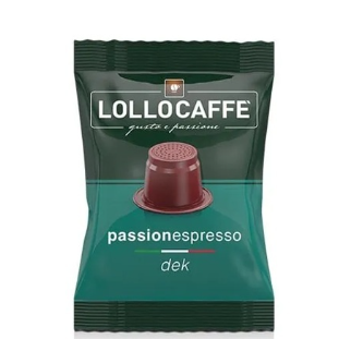 Lollo Coffee Passione Espresso Dek DECAFFEINATED - Nespresso Capsules 100 pcs.