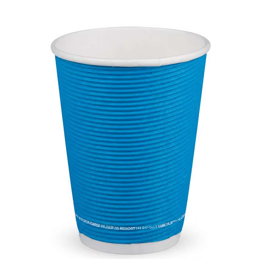 Композитни чаши RAINBOW за топли и за студени напитки - тристенни 350 мл (14 oz) 25 бр.