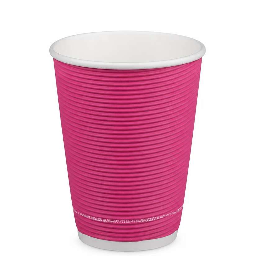 Композитни чаши RAINBOW за топли и за студени напитки - тристенни 350 мл (14 oz) 25 бр.