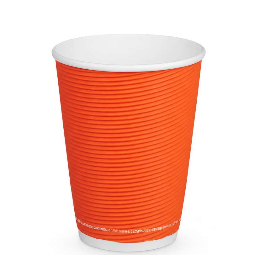 Композитни чаши RAINBOW за топли и за студени напитки - тристенни 350 мл (14 oz) 25 бр.