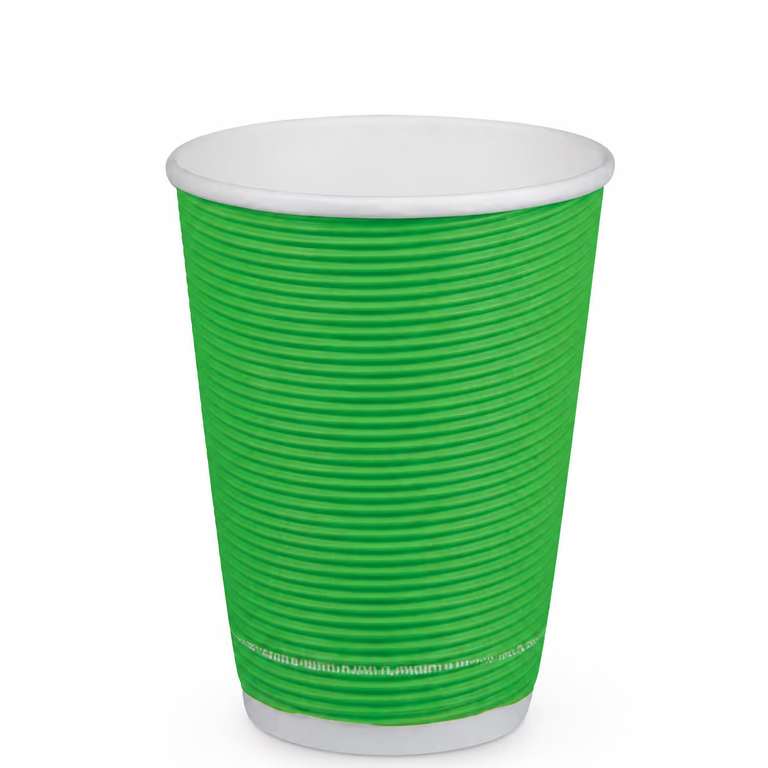 Композитни чаши RAINBOW за топли и за студени напитки - тристенни 350 мл (14 oz) 25 бр.