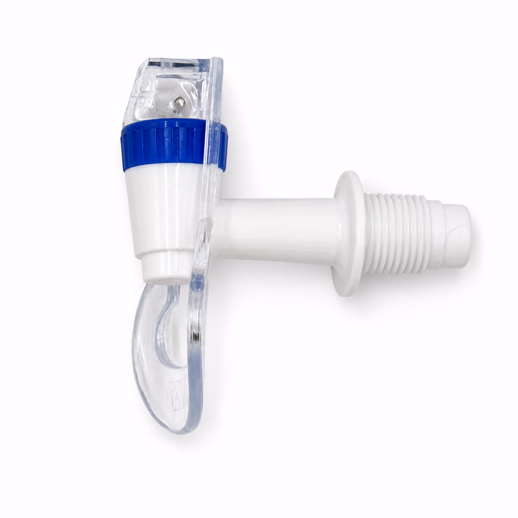 Water Cooler Faucet - cold water - for nut - transparent