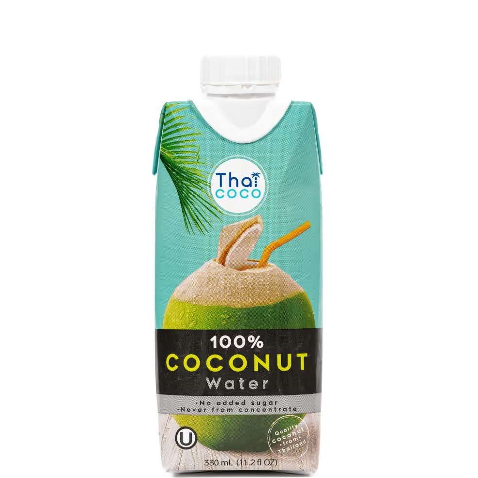 Кокосова вода Thai Coco 100% НАТУРАЛНА - тетрапак 0.33л.