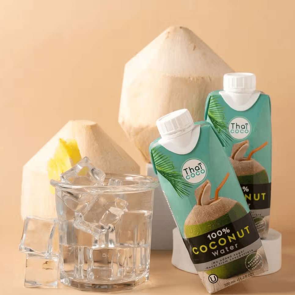 Кокосова вода Thai Coco 100% НАТУРАЛНА - тетрапак 0.33л.