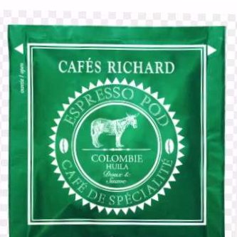 Спешълти кафе Cafés Richard Колумбия 100 % Арабика - падове дози ESE 44 mm 25 бр.