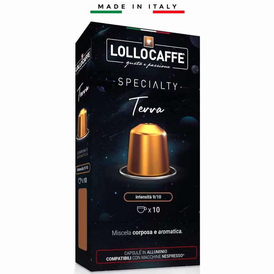 Кафе Lollo Specialty Terra - алуминиеви капсули Nespresso 10 бр.
