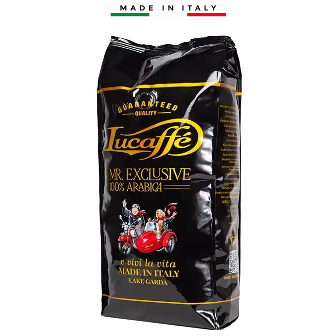 LUCAFFE’ MR. EXCLUSIVE 100% Arabica Coffee Beans 1 kg