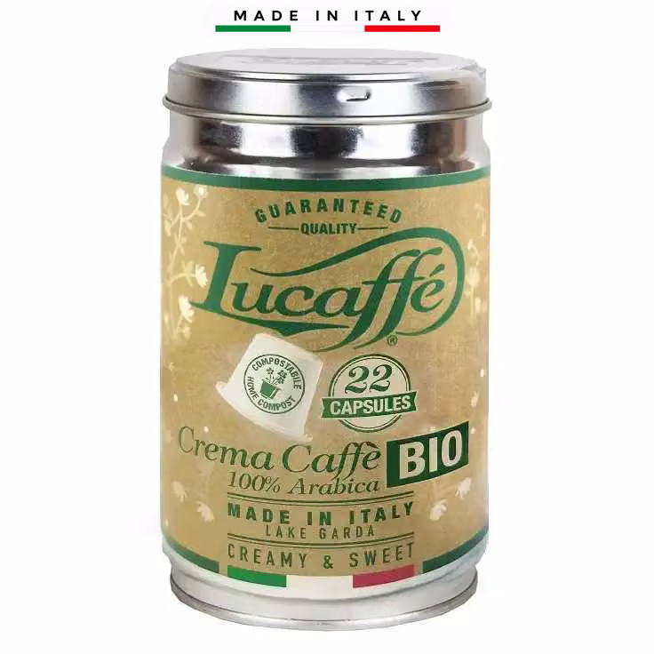 LUCAFFE CREMA COFFE BIO Coffee Beans 250 g
