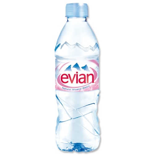 Evian Mineral water 0.5l.