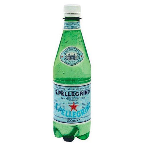 S. Pellegrino Sparkling water 0.5l.