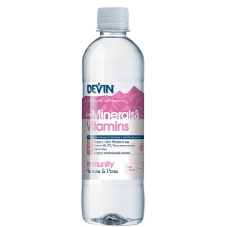 Devin VITAMIN WATER IMMUNITY Cherry & Rose 0.425l.