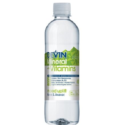 Devin VITAMIN WATER MOOD UPLIFT Pineapple & Coconut 0.425l.