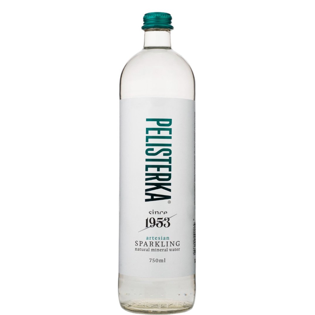 Pelisterka Sparkling water – glass bottle – 0.75l.