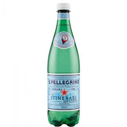 S. Pellegrino Sparkling water 0.75l.