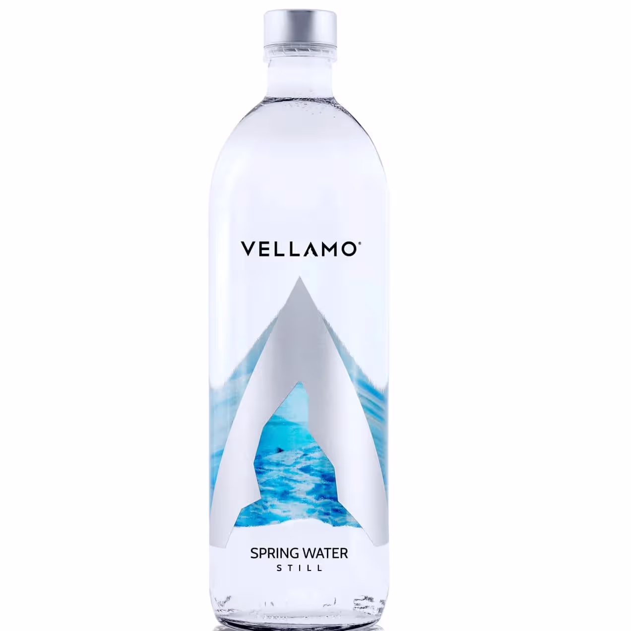 Glacier Spring Water Vellamo – Round Glass Bottle 0.75L