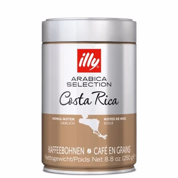Кафе Illy COSTA RICA 100% Арабика - кафе на зърна 250 гр.