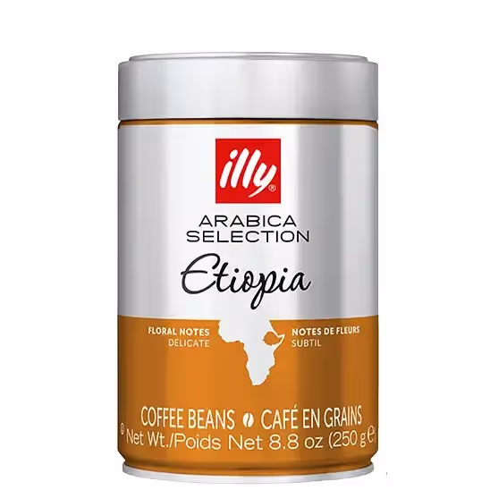 Кафе Illy ETIOPIA 100% Арабика - кафе на зърна 250 гр.