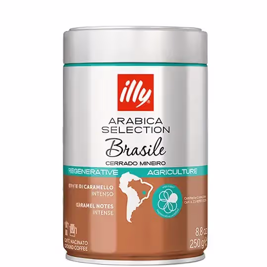 Кафе Illy BRASILE 100% Арабика - кафе на зърна 250 гр.