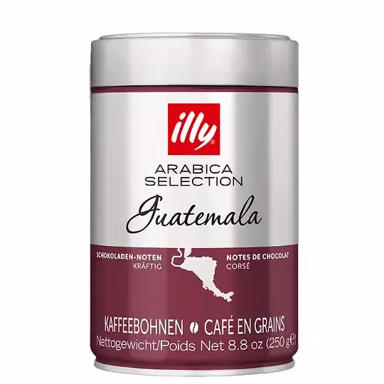 Кафе Illy GUATEMALA 100% Арабика - кафе на зърна 250 гр.