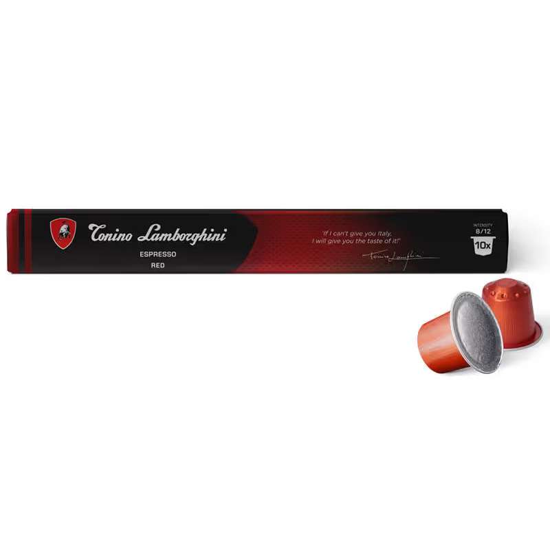 Кафе Tonino Lamborghini червен етикет - капсули Nespresso 10 бр.