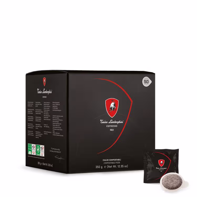 Кафе Tonino Lamborghini червен етикет - падове дози ESE 44 mm 50 бр.