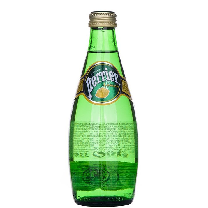 Perrier Sparkling water – glass bottle – 0.33l. Lemon