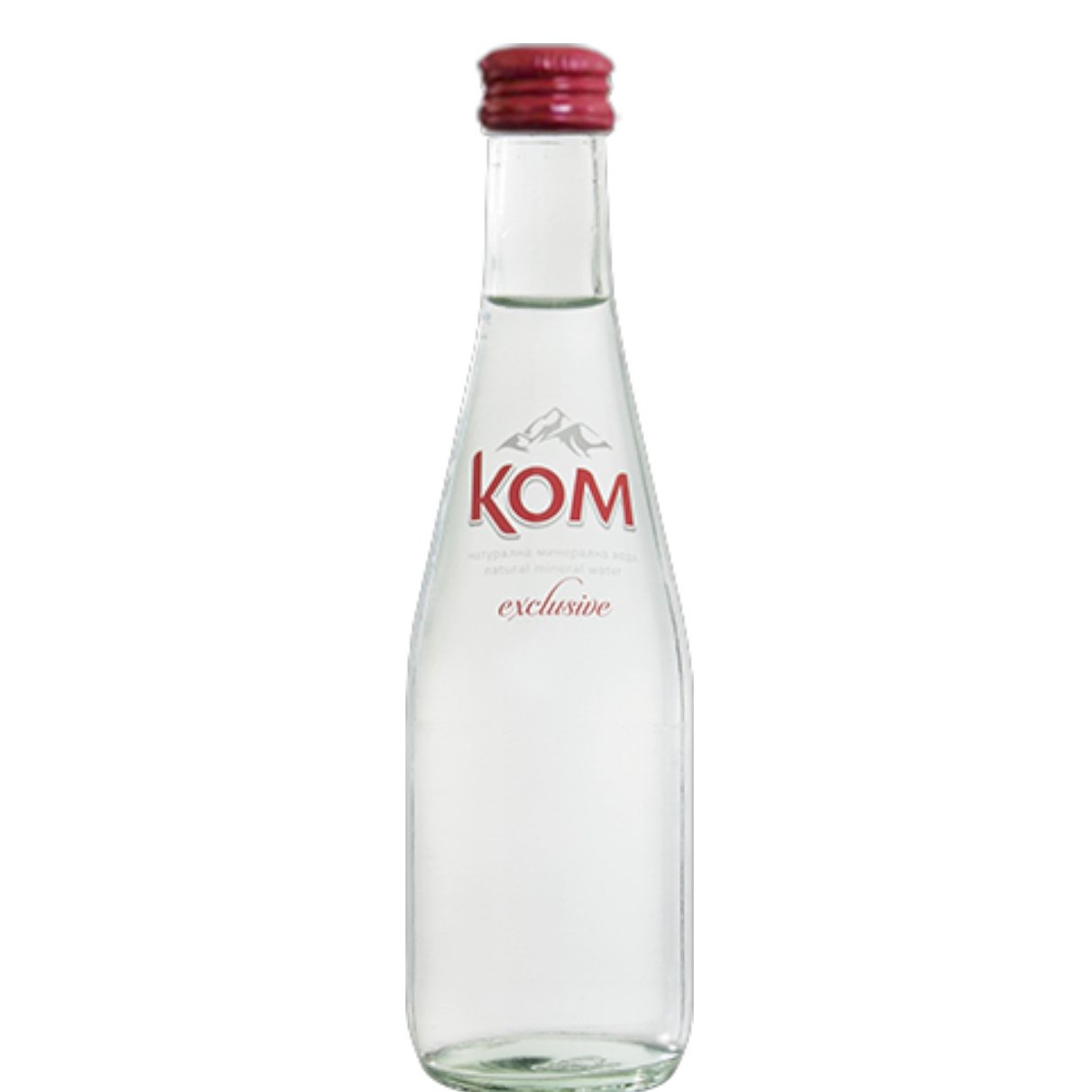 KOM Mineral water – glass bottle – 0.33l.