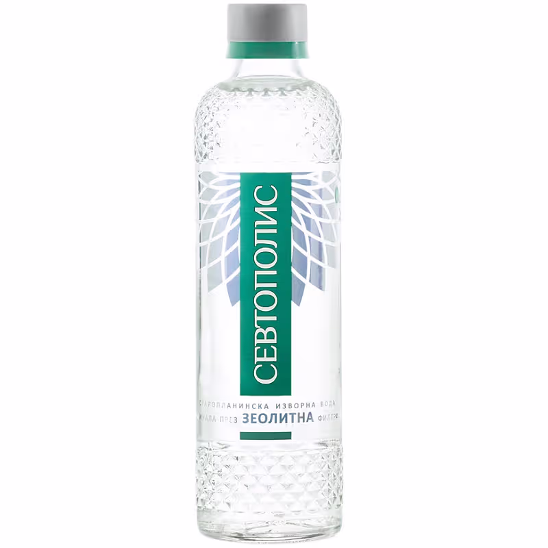 Sevtopolis Spring water – glass bottle – 0.330l. (Green label)