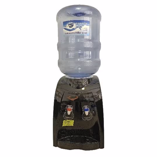 E5-LM - Black dispenser for hot and cold water