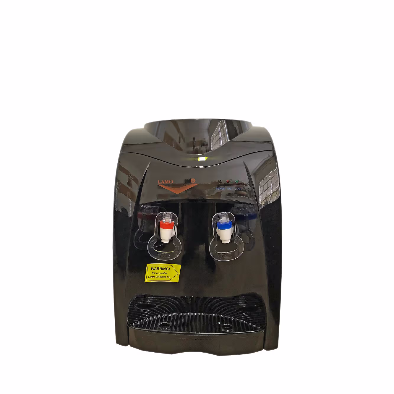E5-LM - Black dispenser for hot and cold water
