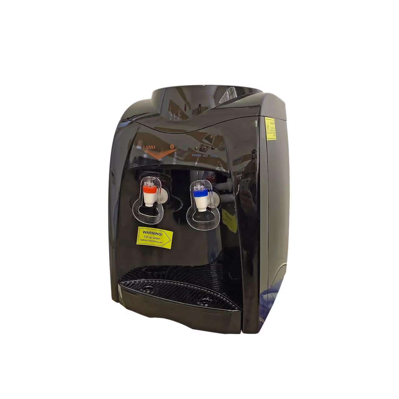 E5-LM - Black dispenser for hot and cold water