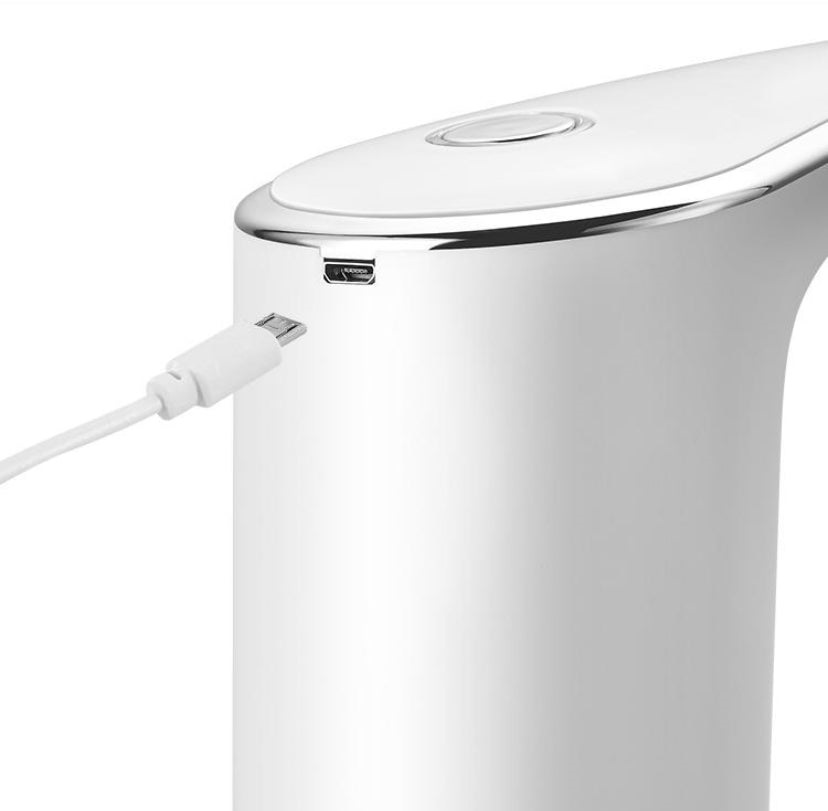 Electric water pump White Silver compatible with 19l. bottles
