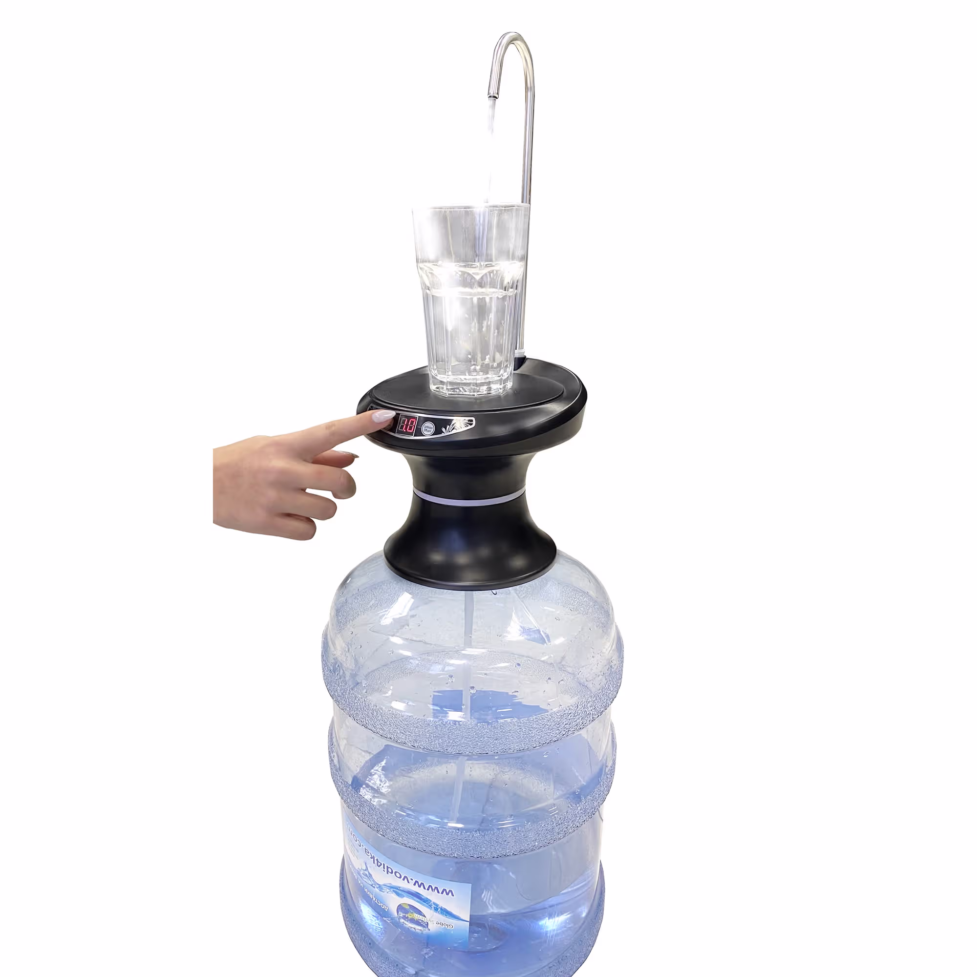 Electric water pump Designum compatible with 19l. bottles