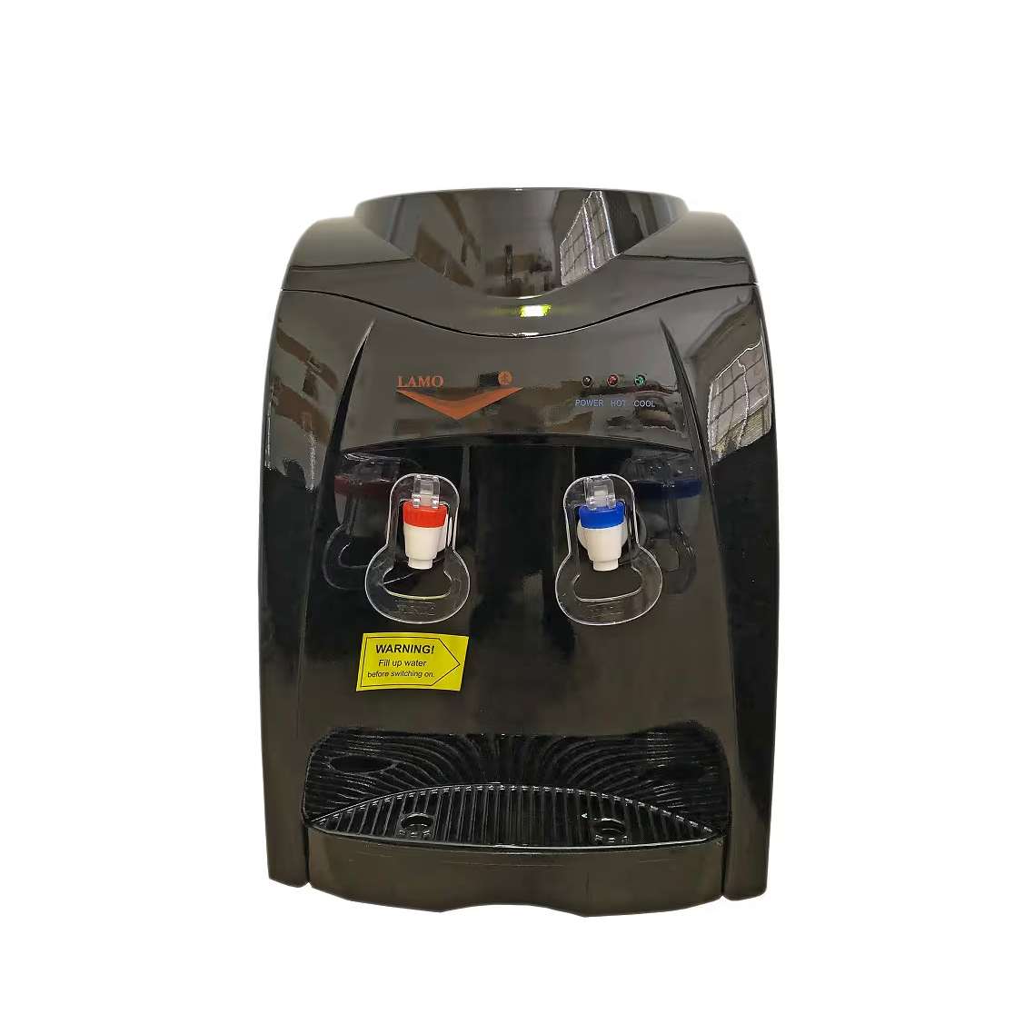 E5-LM - Black dispenser for hot and cold water