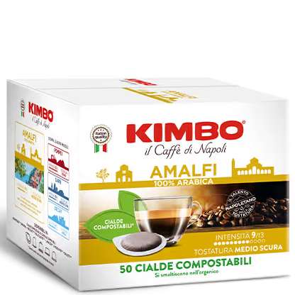 Кафе KIMBO AMALFI 100% ARABICA -  дози ESE 44mm. 50 бр.